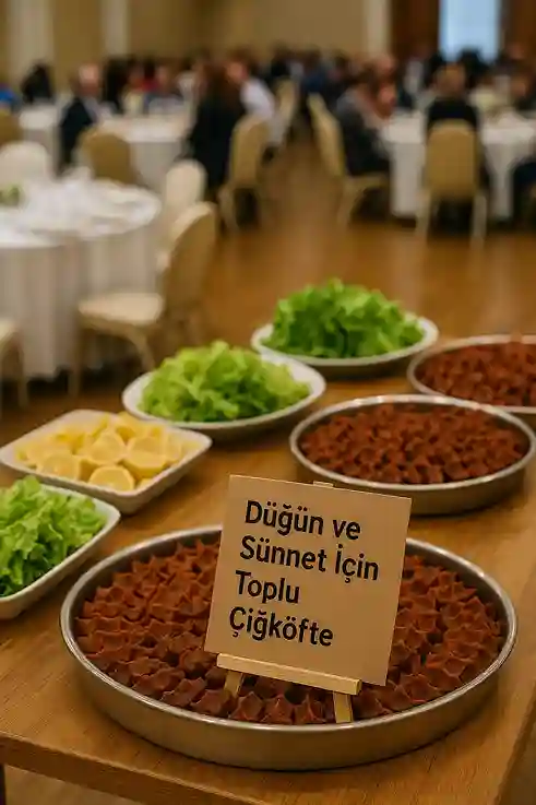 Edirne-Kesan-Yesilkoy-Mahallesi Düğün Ve Sünnet İçin Toplu Çiğ Köfte